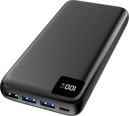 Strex Powerbank - 27.000 mAh - 22.5W Snellader - USB-A/USB-C - LED Indicatie - Universele Powerbank geschikt voor o.a. iOS/Android