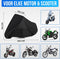 Strex Scooterhoes / Motorhoes Universeel voor alle Scooters / Motors - Waterdicht 300D Oxford - Geschikt voor Windscherm - Scooter Hoes - Motor Hoes - Incl. Opbergzak