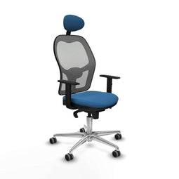 Jorquera Piqueras y Crespo 1D086G1 - Bureaustoel met hoofdsteun - Verstelbare hoogte - Licht Blauw