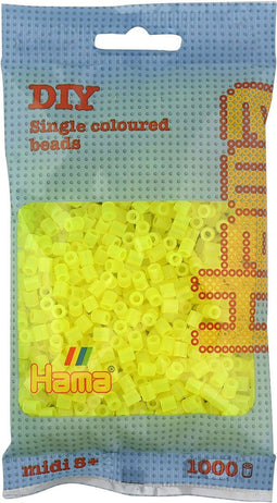 Strijkkralen 1000 Stuks Geel Neon