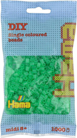 Strijkkralen Hama - 1000 Stuks - Groen Doorzichtig