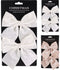 Strik velvet set van 2sts 2ass kerstversiering I