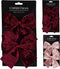 Strik velvet set van 2sts 2ass kerstversiering