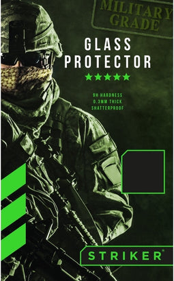 Striker Ballistic Full Glue Gehard Glas Ultra-Clear Screenprotector voor Apple iPhone 14 Pro - Zwart