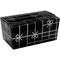 Strikken - Ballotin | Strikken | karton + PP | 250gr | 113x62x55mm | zwart/zilver | 50 stuks