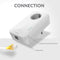 STRONG - Powerline 1000 Kit - 1000 Mbps - Elke Box/Router Compatibel - 1 Ethernetpoort + Gefilterde Uitgang - Snelle Installatie - Overal Breedband Internet Toegang - Wit - 4 jaar garantie