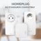 STRONG - Powerline 600 Kit Mini - Duo Powerline Outlets - Powerline Kit - 600 Mbps - Elke Box/Router Compatibel - 1 Ethernetpoort - Snelle Plug & Play Installatie - Overal Breedband Internet Toegang - Wit - 4 jaar garantie