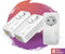STRONG - Powerline 600 Kit - Trio Prises CPL - Powerline Kit - 600 Mbps - Elke Box/Router Compatibel - 1 Ethernet Poort + Gefilterde Aansluiting - Snelle Installatie - Overal Breedband Internet Toegang - Wit - 4 jaar garantie
