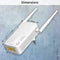STRONG - Powerline Wifi 600 Kit - Duo Prise CPL Wifi - Powerline Kit - 600 Mbps/Wifi 300 Mbps - Compatibel met elke Box/Router - 1 Ethernetpoort + gefilterde aansluiting - Snelle installatie - Wit - 4 jaar garantie