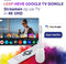 STRONG - Streaming Box Android TV 4K UHD - LEAP-NEVE - Google TV HDMI Stick - Chromecast geïntegreerd - compatibel met Google Voice Assistant - Dolby Atmos - Bluetooth - Wifi 6 - Ethernetpoort - Gemakkelijk te installeren - Wit