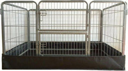 Topmast Puppyren Excellent + Dakpaneel - Hondenbench - 125 x 80 x 70 cm