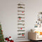 vidaXL - Wanddecoratie - laddervormig - 50x200 - cm - naturel - tak