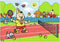 Studio 100 Legpuzzel Bumba Tennis 34 Cm Karton Blauw 6 Stuks
