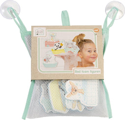Studio Circus badspeelgoed badfiguren, educatief speelgoed in opbergnetje - peuter kleuter speelgoed