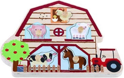 Studio Circus Boerderijpuzzel met geluid. 1+