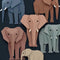 Studio Ditte Dekbedovertrek 140x220cm Olifanten