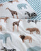Studio Ditte Dekbedovertrek Safari 140x220cm - Lichtgrijs
