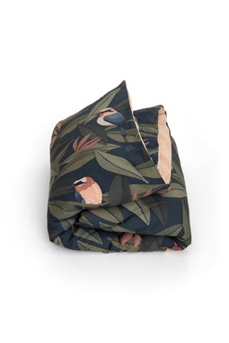 Studio Ditte Dekbedovertrek Vogel 140x220cm - Blauw