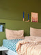 Studio Ditte Hoeslaken Blokjes 90x200cm - Petrolgroen