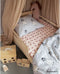 Studio Ditte Hoeslaken Kersen 90x200cm - Roze/Donkerrood