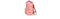 Studio Ditte Kinderrugzak 20x13x26cm - Cherries Pink