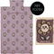 Studio Loco Dekbedovertrek eenpersoons Floral - 140x220cm - Lavendel