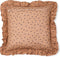 Studio Loco Frilled Sierkussen Dog - 40x40cm - Roze/Bruin