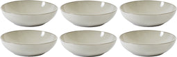 Studio Tavola Diepe Borden Concrete ø 21 cm - 6 Stuks