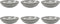 Studio Tavola Diepe Borden Concrete ø 21 cm - 6 Stuks