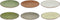 Studio Tavola Dinerborden Deep Forest ø 26.5 cm - 6 stuks