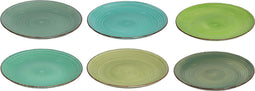 Studio Tavola Dinerborden Summer Green ø 26.5 cm - 6 stuks