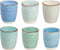 Studio Tavola Koffiekopjes Ocean Blue 160 ml - 6 stuks