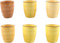 Studio Tavola - Koffiemok - 6 Stuks - Zonder Oor - Aardewerk - 340 ML - Sardegna