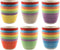 Studio Tavola - Koffiemok - 6 Stuks - Zonder Oor - Aardewerk - 340 ML - Ibizia