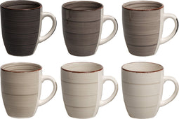 Studio Tavola Mokken Vintage Loft 350 ml - 6 stuks