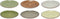 Studio Tavola Ontbijtborden Deep Forest ø 19 cm - 6 stuks