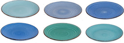 Studio Tavola Ontbijtborden Ocean Blue ø 19 cm - 6 stuks