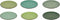 Studio Tavola Ontbijtborden Ocean Blue ø 19 cm - 6 stuks