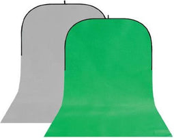 Studioking Achtergrondbord Bbt-03-10 400 Cm Polyester Grijs/groen