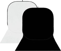 StudioKing Background Board BBT-01-20 Wit/Zwart 400x150 cm