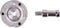 Studioking Montageplaat Spigot 56 Mm 3/8 Inch Aluminium Chroom