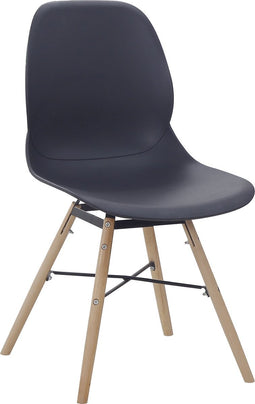 Stuhl Amy 110 2er-Set Schwarz