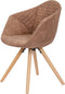 Stuhl Chadwick 110 2er-Set Braun