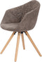Stuhl Chadwick 110 2er-Set Grau / Braun