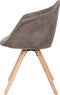 Stuhl Chadwick 110 2er-Set Grau / Braun