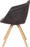 Stuhl Chadwick 110 2er-Set Schwarz / Braun