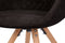 Stuhl Chadwick 110 2er-Set Schwarz / Braun