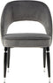 Stuhl Courtney 525 2er-Set Grau / Silber