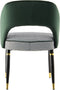 Stuhl Courtney 525 2er-Set Grün / Gold