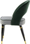 Stuhl Courtney 525 2er-Set Grün / Gold